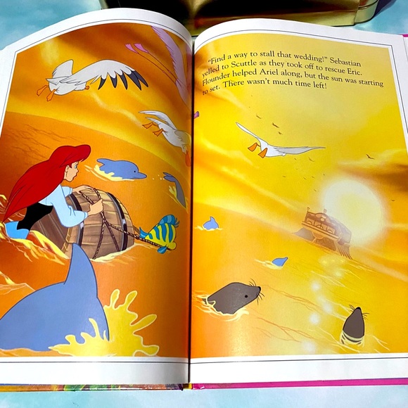 DISNEY’S THE LITTLE MERMAID VTG 2002 A READ ALOUD BOOK HARDCOVER 65 Pages - Picture 12 of 16